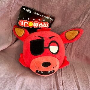 Foxy 5” Plush Five Nights at Freddys Head 2016 FNAF Funko Mymoji Plushie